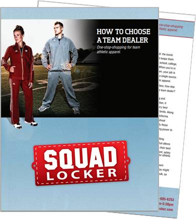 Kick off your search for a partner that will save you money on team gear without sacrificing performance or aesthetics