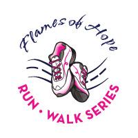 Gloria Gemma Foundation’s Flames of Hope Run/Walk Series logo