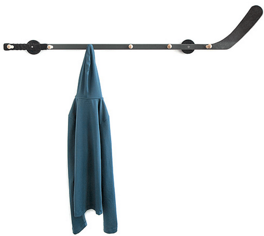 hockey gift coat rack