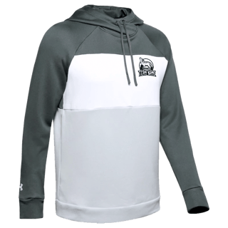 UA womens terry fleece blocked hoodie