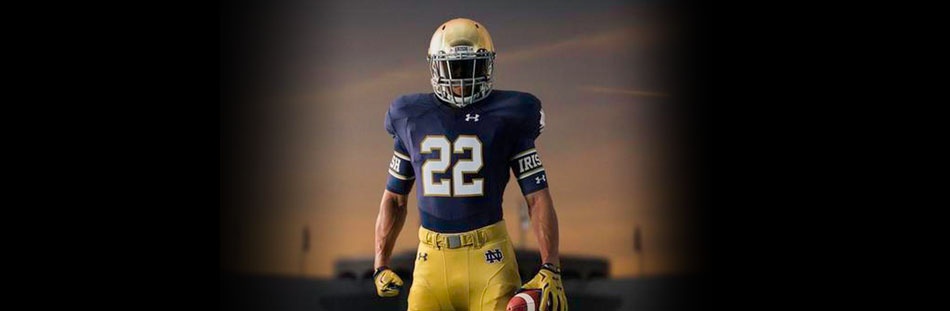 NOTRE DAME FOOTBALL UNIFORMS