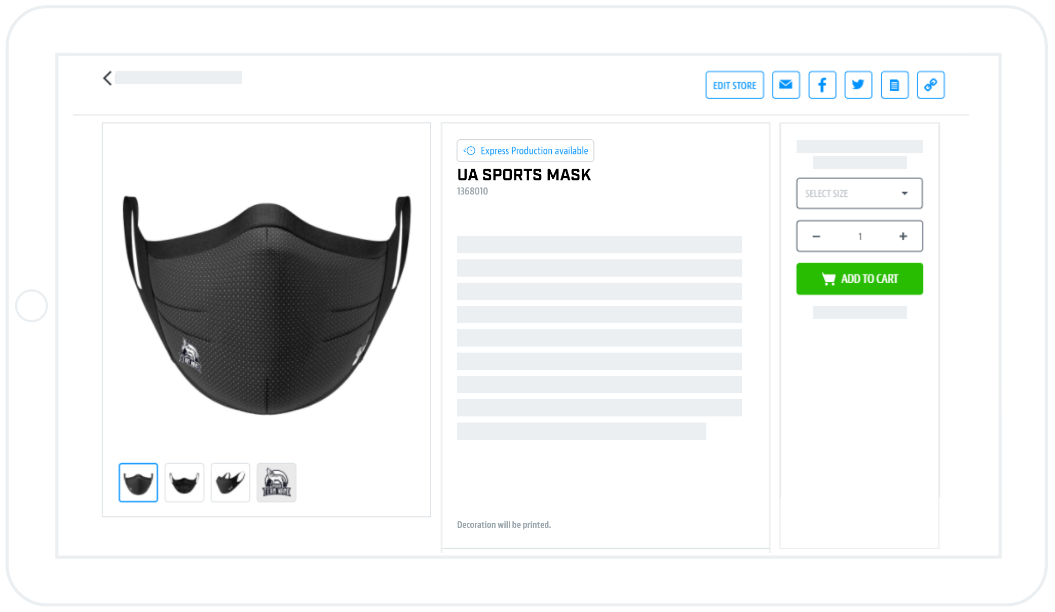 UA Sportsmask