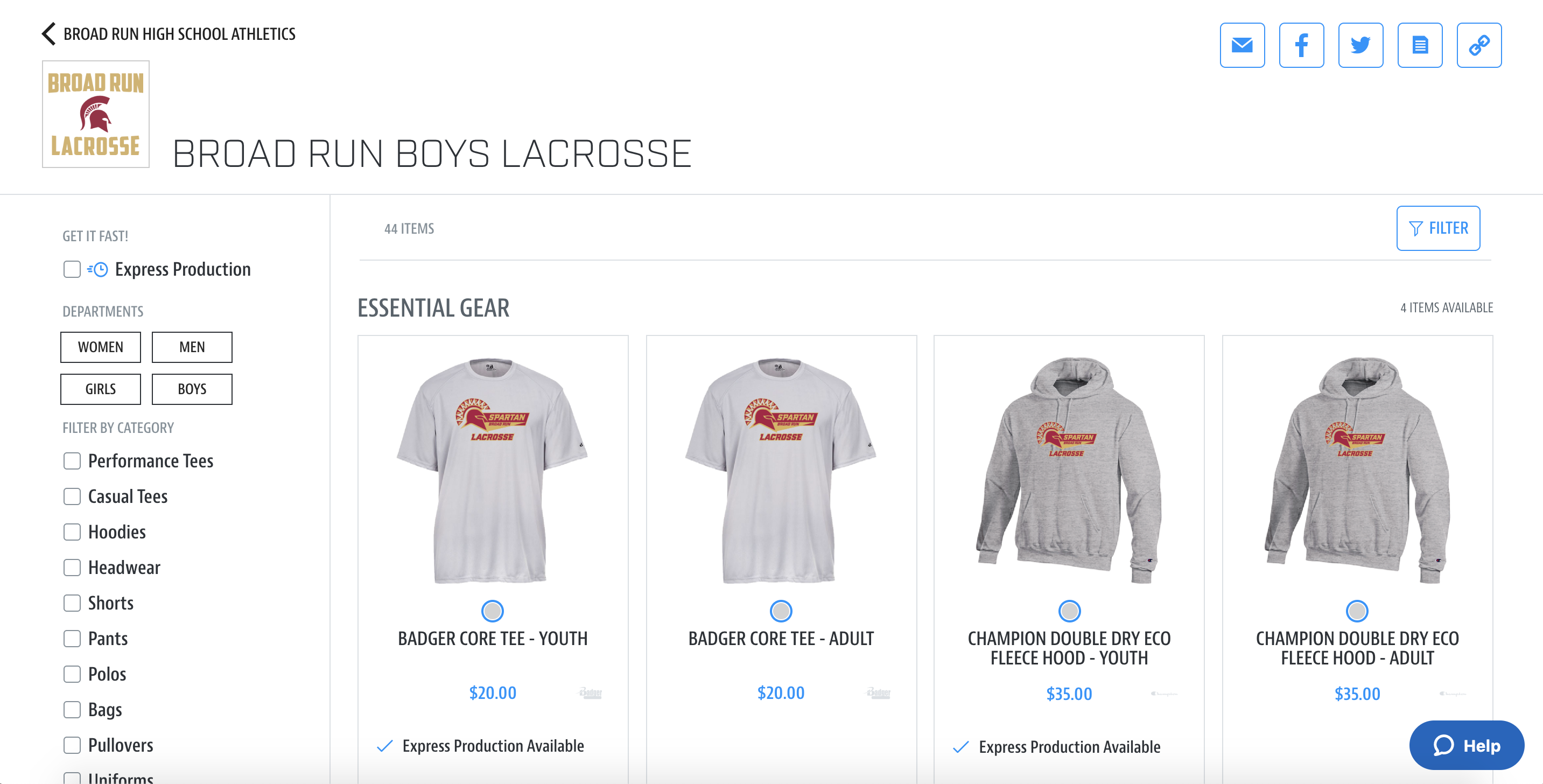 Broad Run Lax Store