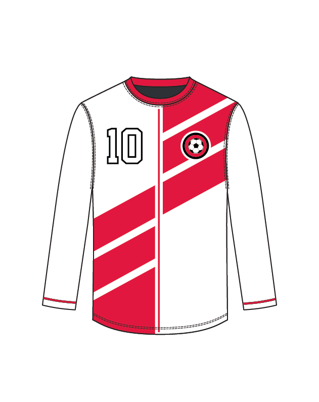 Long Sleeve Soccer Jersey style image