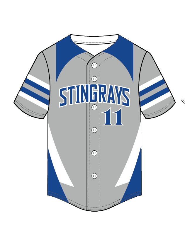 Full Button Baseball Jersey style image