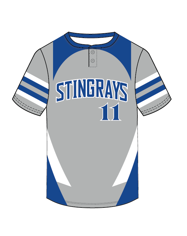 Two Button Baseball Jersey style image