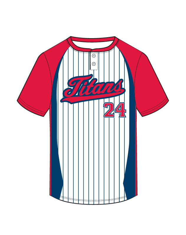 Two Button Baseball Jersey style image