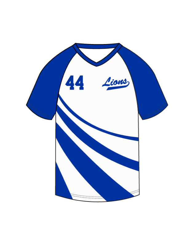 V-Neck Softball Jersey style image
