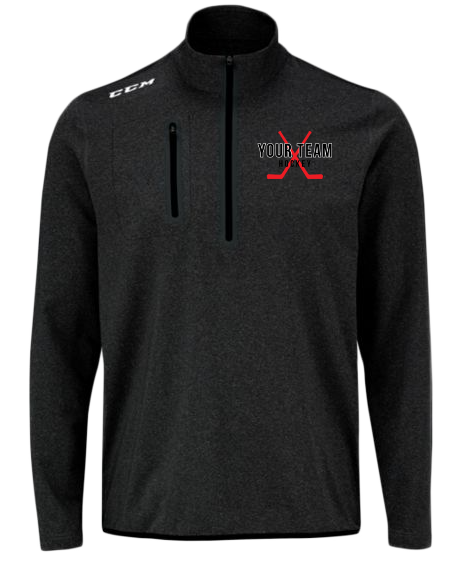 Youth Premium 1/2 Zip Long Sleeve Tech Tee