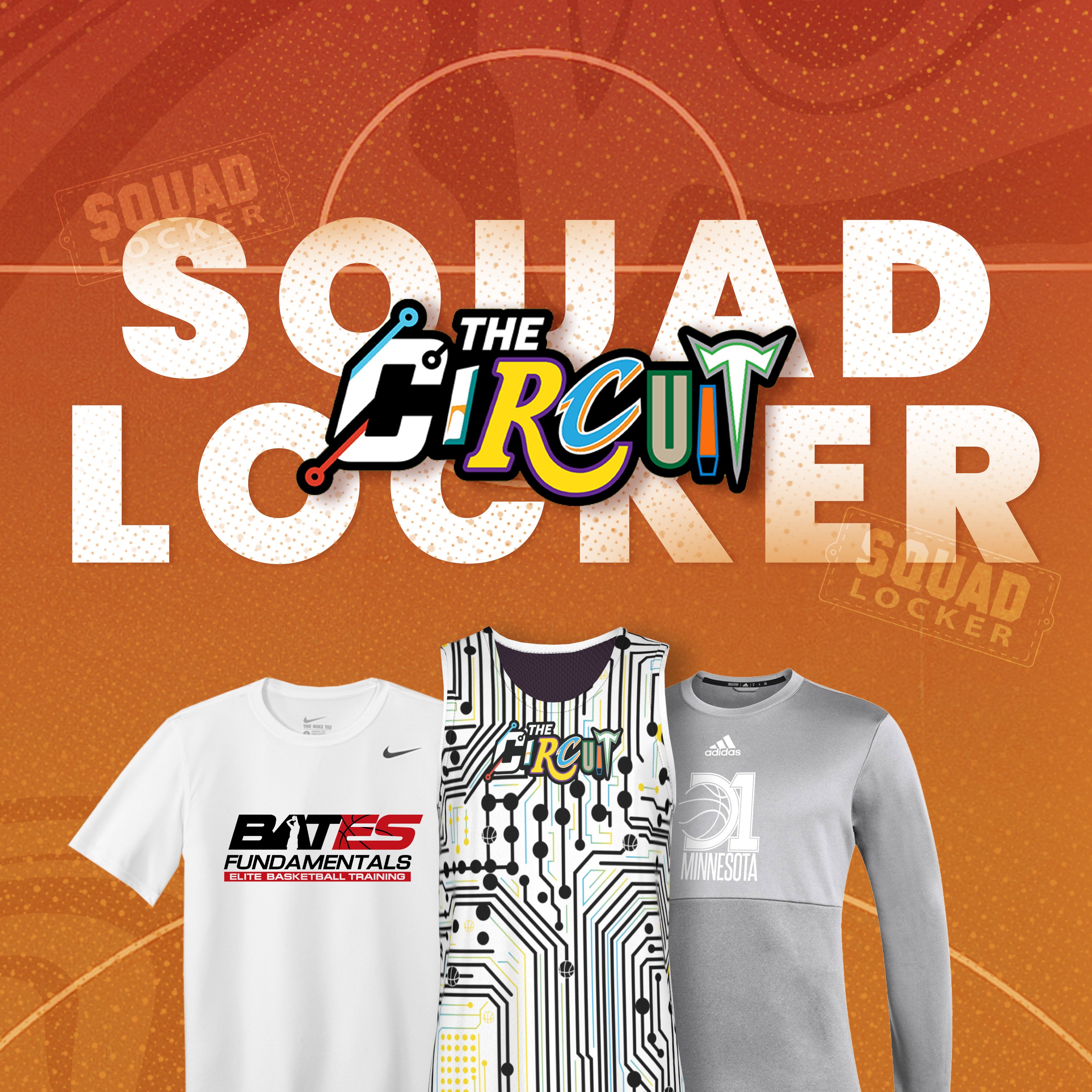 SquadLocker Teams Up with The Circuit as the Official Team Store Provider of Grassroots Basketball